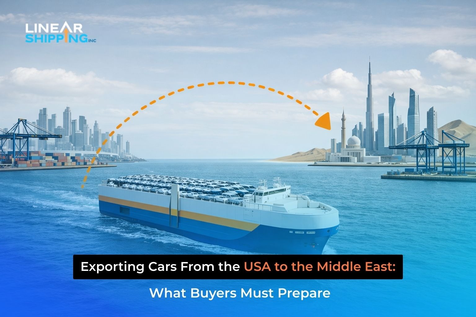 Exporting cars from USA to Middle East - buyer preparation and compliance guide