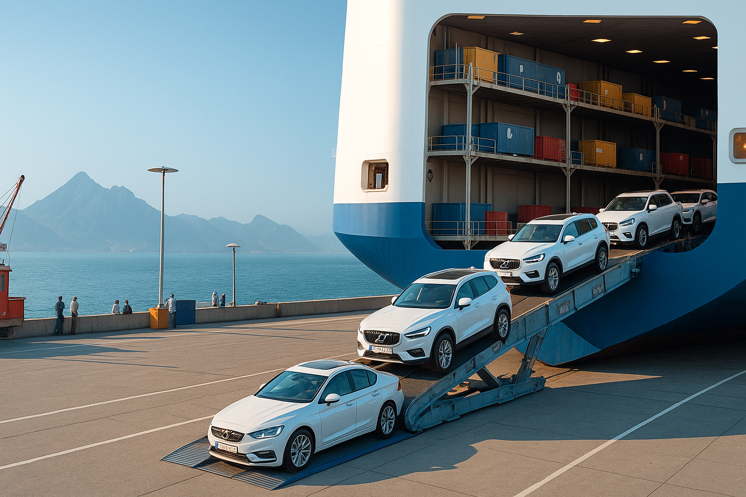 Middle East car export logistics overview