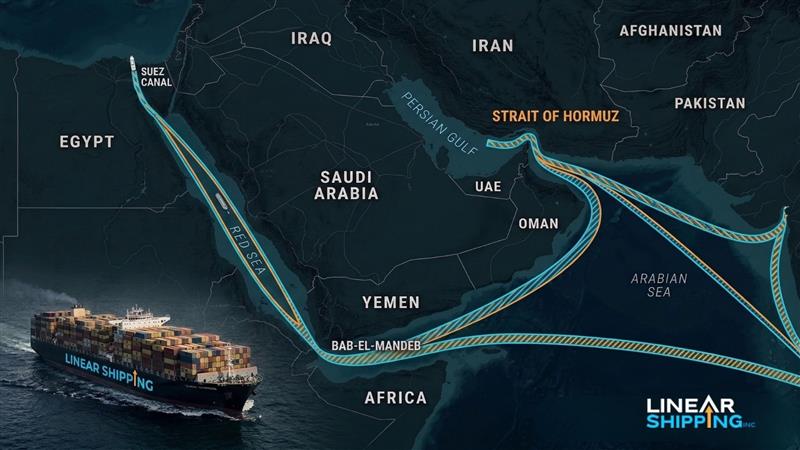 Strait of Hormuz and global trade logistics - impact on US export routes and Middle East shipping